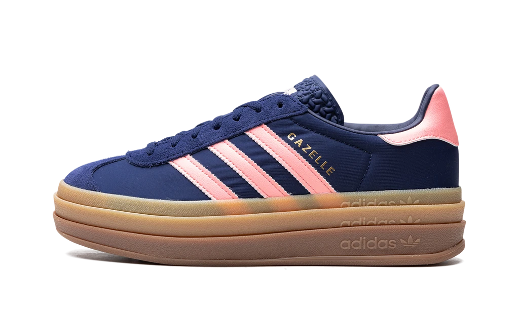 ADIDAS Gazelle Bold Dark Blue Pink Spark 3 ADIDAS Gazelle Bold Dark Blue Pink Spark