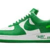 Nike Air Force 1 Low Louis Vuitton White Green -MNR BOUTIQUE air force 1 low louis vuitton white green 447720