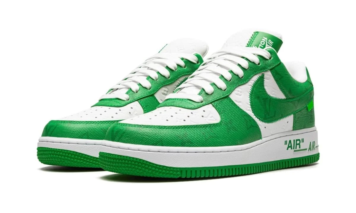 Nike Air Force 1 Low Louis Vuitton White Green 4 Nike Air Force 1 Low Louis Vuitton White Green – Image 2