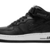 Nike Air Force 1 Mid Stussy All Black 2 Nike Air Force 1 Mid Stussy All Black -MNR BOUTIQUE air force 1 mid stussy all black 298022