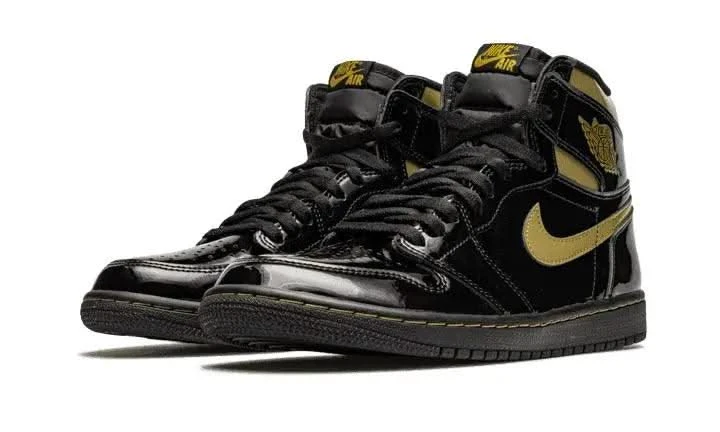 Air Jordan 1 High Black Metallic Gold 4 Air Jordan 1 High Black Metallic Gold – Image 2