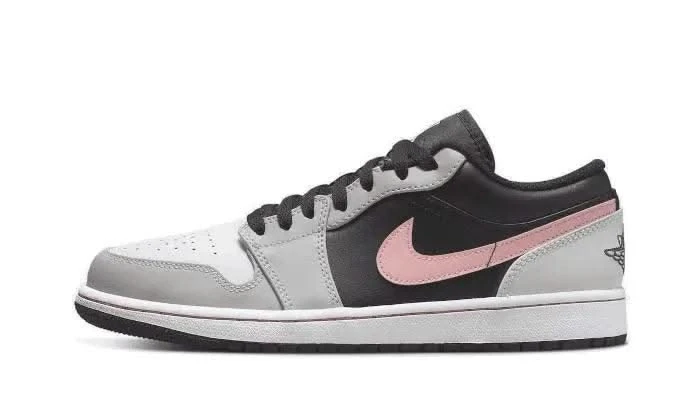 Air Jordan 1 Low Black Grey Pink 3 Air Jordan 1 Low Black Grey Pink