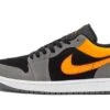 Air Jordan 1 Low Black Vivid Orange 1 Air Jordan 1 Low Black Vivid Orange -MNR BOUTIQUE air jordan 1 low black vivid orange 622392