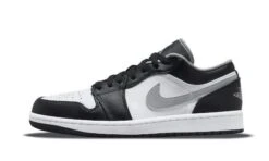 Air Jordan 1 Low Black White Particle Grey