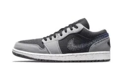 Air Jordan 1 Low Crater Black Grey