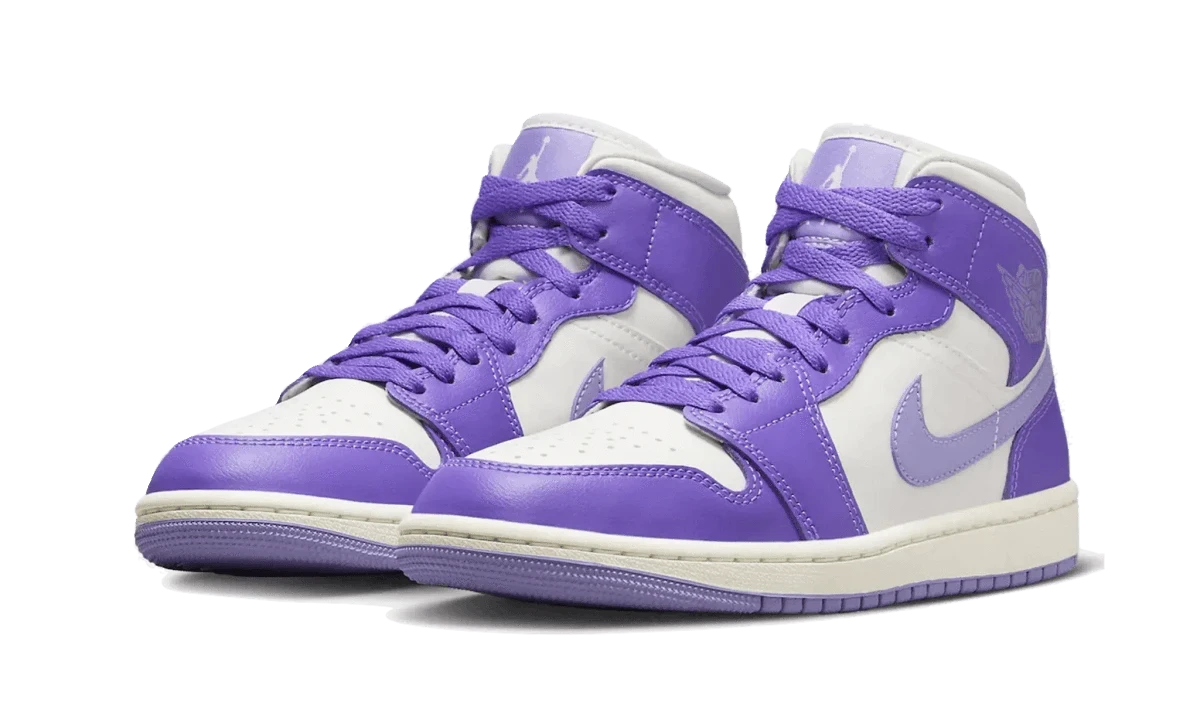 Air Jordan 1 Mid Action Grape 4 Air Jordan 1 Mid Action Grape – Image 2