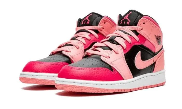 Air Jordan 1 Mid Coral Chalk Pink 4 Air Jordan 1 Mid Coral Chalk Pink – Image 2