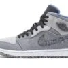 Air Jordan 1 Mid Crater Grey University Blue -MNR BOUTIQUE air jordan 1 mid crater grey university blue 248496