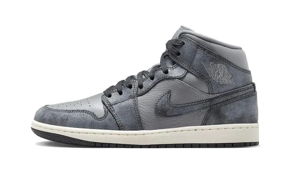 Air Jordan 1 Mid Distressed Smoke Grey 3 Air Jordan 1 Mid Distressed Smoke Grey