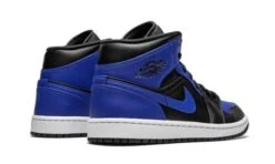 Air Jordan 1 Mid Hyper Royal Tumbled Leather -MNR BOUTIQUE air jordan 1 mid hyper royal tumbled leather 517983