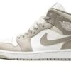 Air Jordan 1 Mid Linen -MNR BOUTIQUE air jordan 1 mid linen mnr sneakers 1