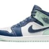 Air Jordan 1 Mid Mystic Navy Mint Foam 2 Air Jordan 1 Mid Mystic Navy Mint Foam -MNR BOUTIQUE air jordan 1 mid mystic navy mint foam 878259