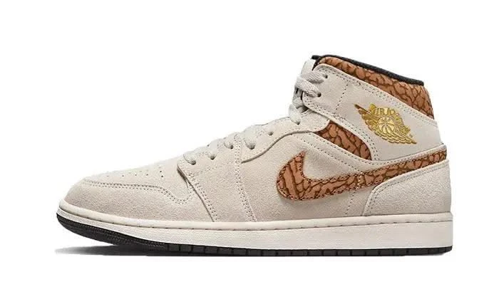 Air Jordan 1 Mid SE Brown Elephant 3 Air Jordan 1 Mid SE Brown Elephant