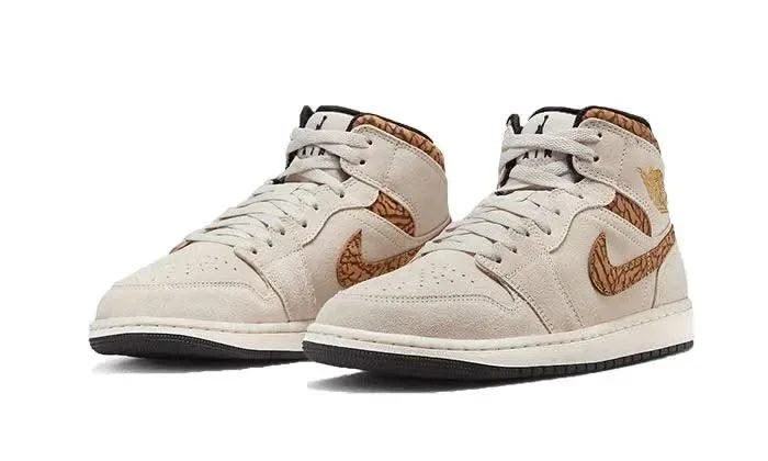 Air Jordan 1 Mid SE Brown Elephant 4 Air Jordan 1 Mid SE Brown Elephant – Image 2