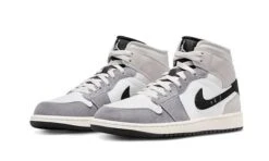 Air Jordan 1 Mid SE Craft Cement Grey -MNR BOUTIQUE air jordan 1 mid se craft cement grey 358517