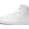 Air Jordan 1 Mid Triple White (2022) -MNR BOUTIQUE air jordan 1 mid triple white 2022 278974