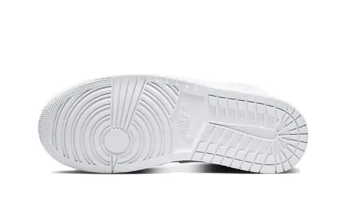 Air Jordan 1 Mid Triple White Patent Swoosh 5 Air Jordan 1 Mid Triple White Patent Swoosh – Image 3