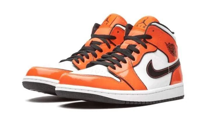 Air Jordan 1 Mid Turf Orange 4 Air Jordan 1 Mid Turf Orange – Image 2