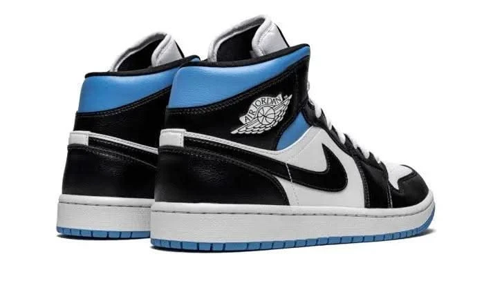 Air Jordan 1 Mid University Black White 5 Air Jordan 1 Mid University Black White – Image 3