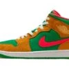 Air Jordan 1 Mid Wheat Watermelon -MNR BOUTIQUE air jordan 1 mid wheat watermelon 465181