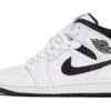 Air Jordan 1 Mid White Black 2 Air Jordan 1 Mid White Black -MNR BOUTIQUE air jordan 1 mid white black 133208