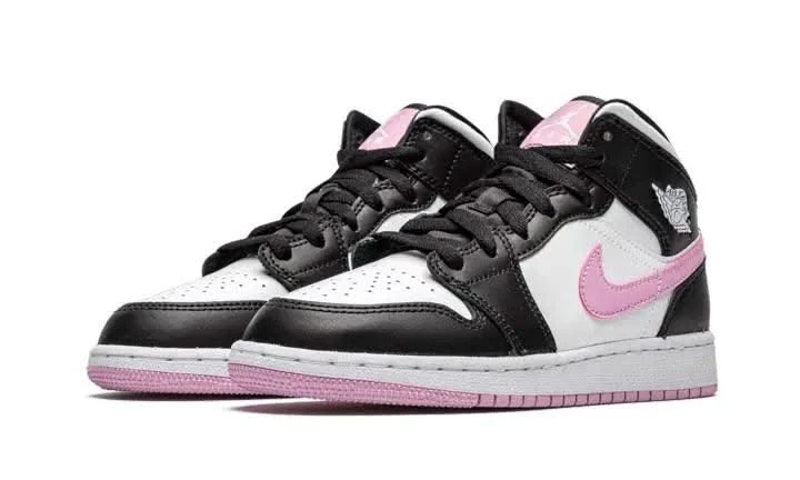 Air Jordan 1 Mid White Black Light Arctic Pink 4 Air Jordan 1 Mid White Black Light Arctic Pink – Image 2