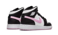 Air Jordan 1 Mid White Black Light Arctic Pink 8 Air Jordan 1 Mid White Black Light Arctic Pink -MNR BOUTIQUE air jordan 1 mid white black light arctic pink 442146