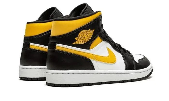 Air Jordan 1 Mid White Pollen Black 5 Air Jordan 1 Mid White Pollen Black – Image 3