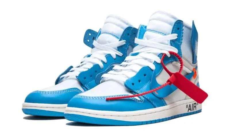 Air Jordan 1 Retro High Off-White University Blue 4 Air Jordan 1 Retro High Off-White University Blue – Image 2