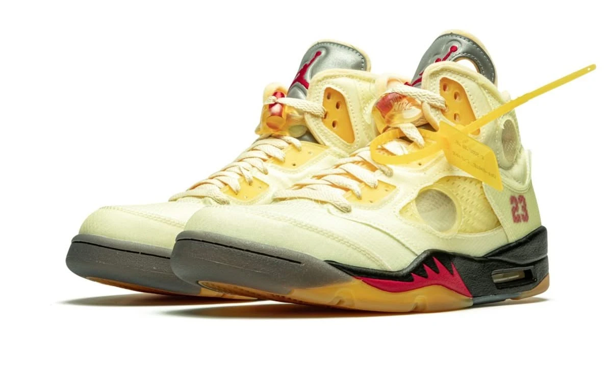 Air Jordan 5 Retro Off-White Sail 4 Air Jordan 5 Retro Off-White Sail – Image 2