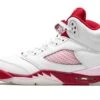 Air Jordan 5 Retro White Pink Red 2 Air Jordan 5 Retro White Pink Red -MNR BOUTIQUE air jordan 5 retro white pink red 445448
