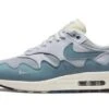 Nike Air Max 1 Patta Noise Aqua (Special Box + Bracelet) -MNR BOUTIQUE air max 1 patta noise aqua special box bracelet 164743