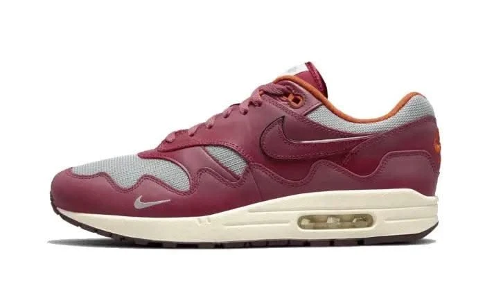 Nike Air Max 1 Patta Rush Maroon 3 Nike Air Max 1 Patta Rush Maroon