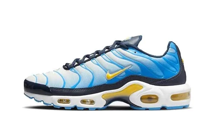 Nike Air Max Plus University Blue Topaz Gold 3 Nike Air Max Plus University Blue Topaz Gold