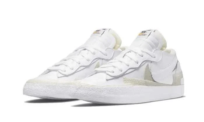 Nike Blazer Low Sacai White Patent 4 Nike Blazer Low Sacai White Patent – Image 2