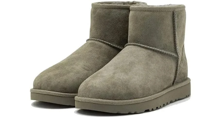 Ugg Classic Mini II Boot Moss Green 4 Ugg Classic Mini II Boot Moss Green – Image 2