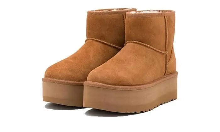 Ugg Classic Mini Platform Boot Chestnut 4 Ugg Classic Mini Platform Boot Chestnut – Image 2