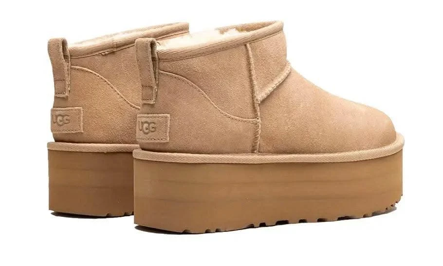 Ugg Classic Ultra Mini Platform Boot Sand 5 Ugg Classic Ultra Mini Platform Boot Sand – Image 3
