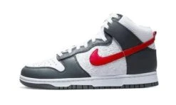 Nike Dunk High Embossed Basketball Grey Red