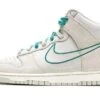 Nike Dunk High First Use Light Bone Green Noise -MNR BOUTIQUE dunk high first use light bone green noise 489039