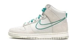 Nike Dunk High First Use Light Bone Green Noise