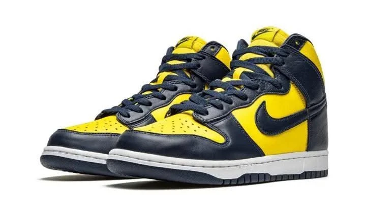 Nike Dunk High Maize & Blue (Michigan) 4 Nike Dunk High Maize & Blue (Michigan) – Image 2