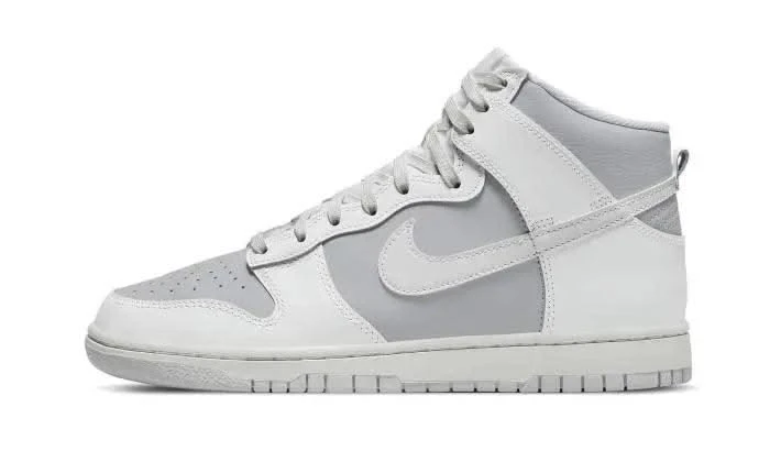 Nike Dunk High Retro Grey White 3 Nike Dunk High Retro Grey White
