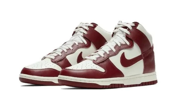Nike Dunk High Sail Team Red 4 Nike Dunk High Sail Team Red – Image 2