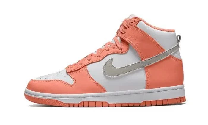 Nike Dunk High Salmon Grey 3 Nike Dunk High Salmon Grey