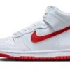 Nike Dunk High White Picante Red 2 Nike Dunk High White Picante Red -MNR BOUTIQUE dunk high white picante red 471521