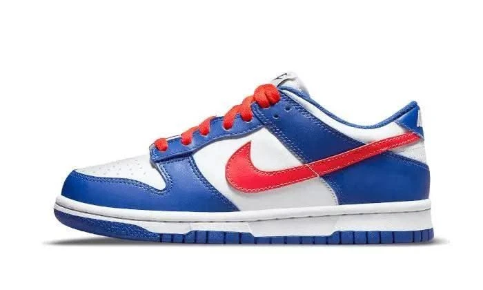 Nike Dunk Low White Royal Red 3 Nike Dunk Low White Royal Red