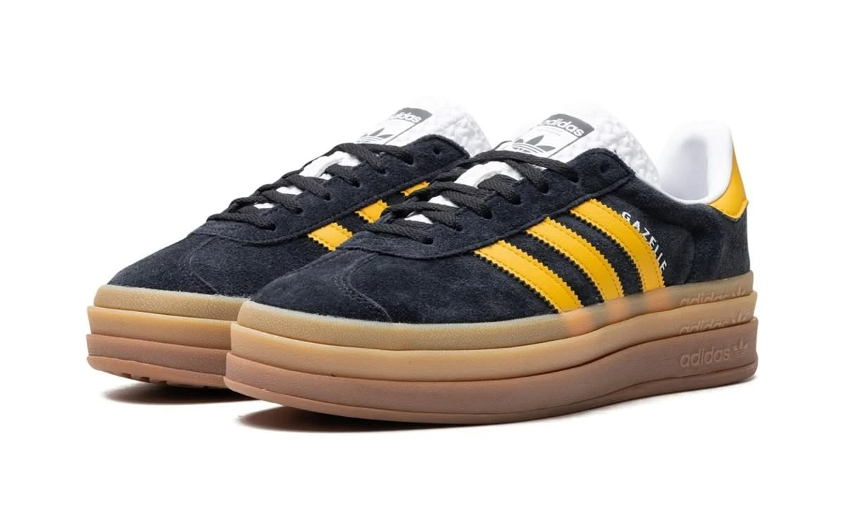 ADIDAS Gazelle Bold Black Bold Gold 4 ADIDAS Gazelle Bold Black Bold Gold – Image 2