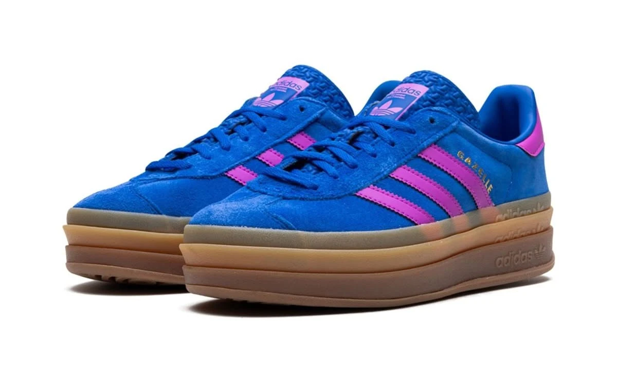 ADIDAS Gazelle Bold Bold Blue Lucid Pink 4 ADIDAS Gazelle Bold Bold Blue Lucid Pink – Image 2