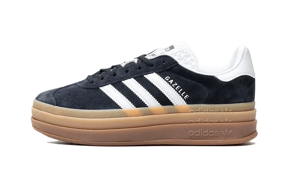 ADIDAS Gazelle Bold Core Black Cloud White 3 ADIDAS Gazelle Bold Core Black Cloud White